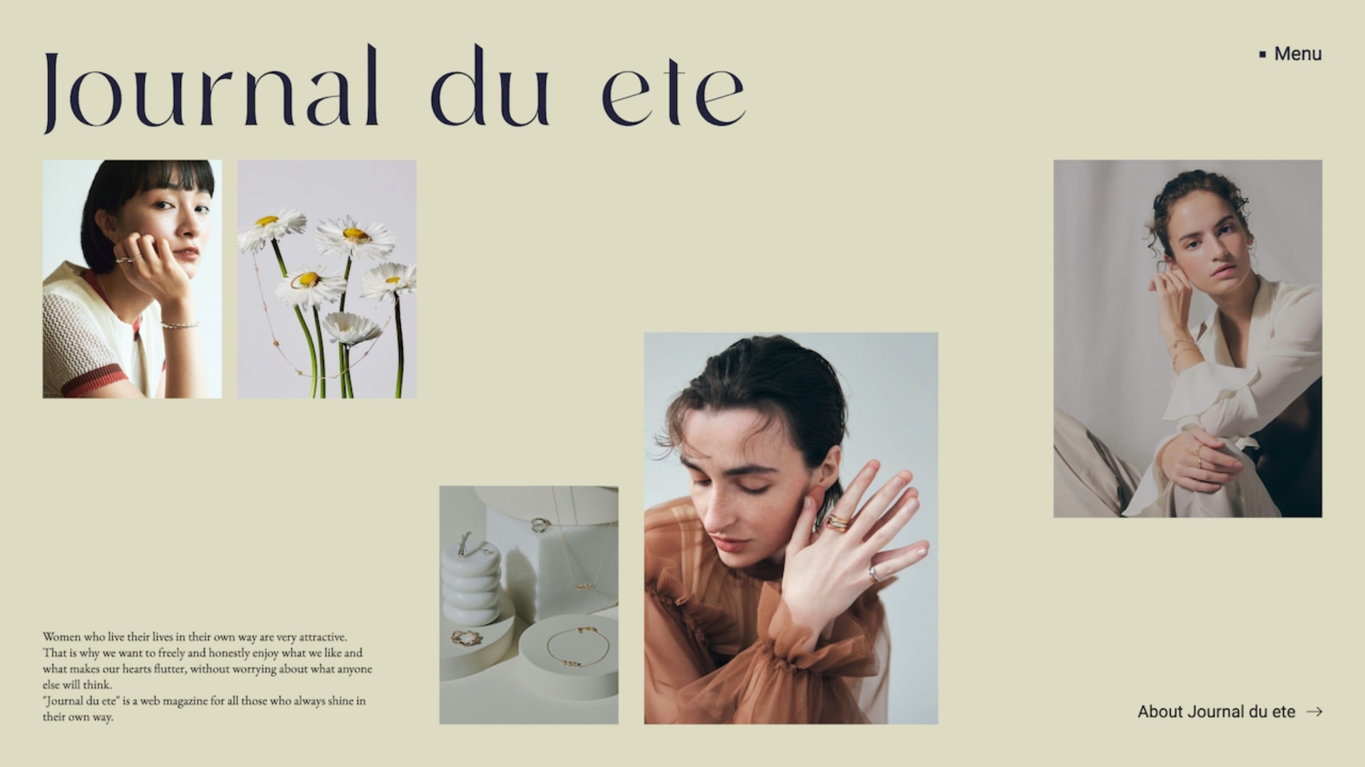 ジュエリーブランドeteのオウンドメディア「Journal du ete」がWebサイトをリニューアル