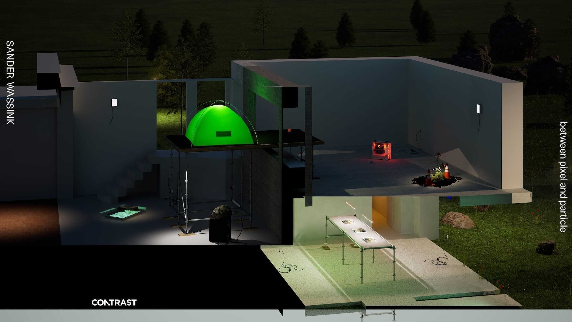 デジタルと現実世界間の不一致を調和する、サンダー・ワッシンクの個展「between pixel and particle」をCONTRASTで開催