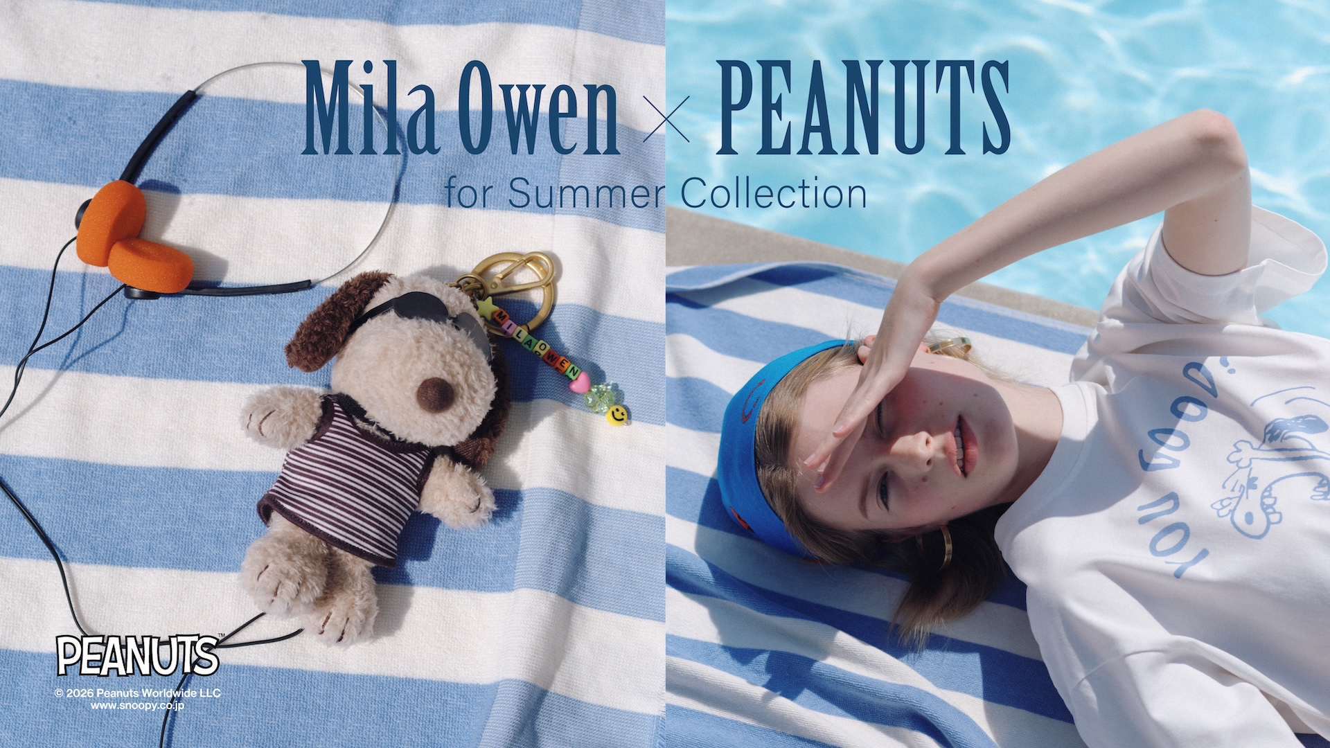 Art Direction and Visual Production for the Launch Campaign of the Mila Owen × PEANUTS