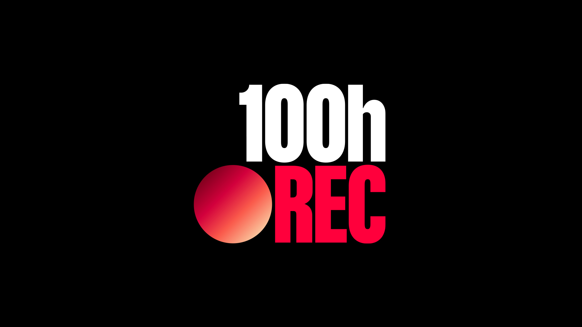 ドキュメンタリー番組「100h・REC」のデザイン・アートディレクションを担当